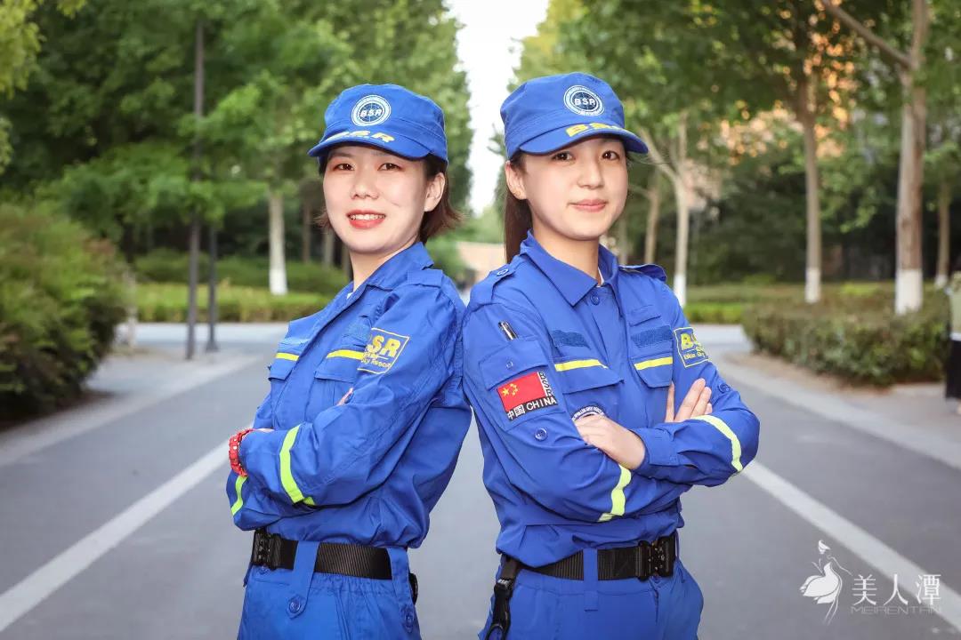 美人潭|職場女神 鄭州紅十字藍(lán)天應(yīng)急救援隊(duì)：巾幗不讓須眉，有需要的地方就有藍(lán)天